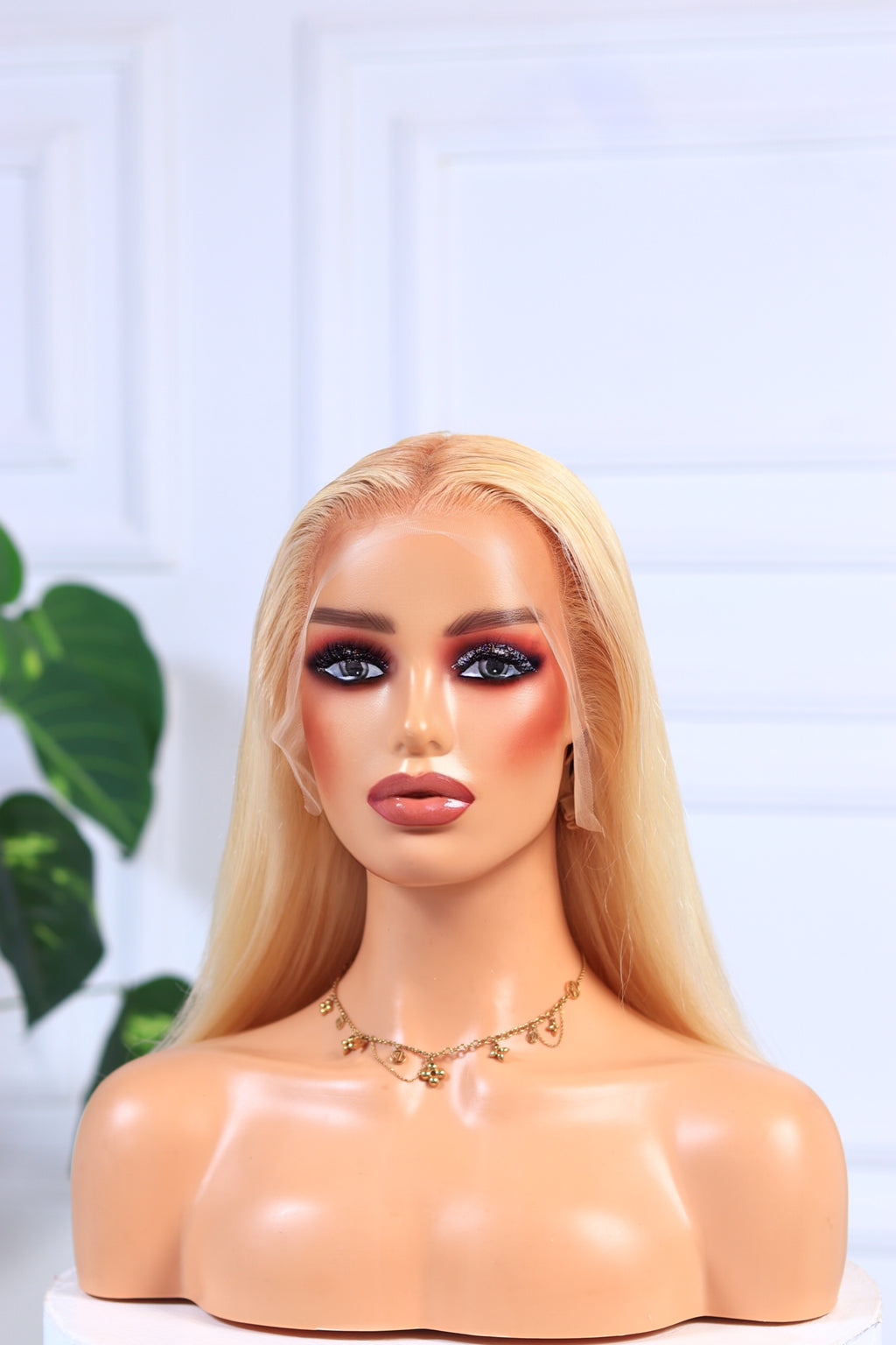 Double drawn straight blonde 12"